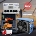 Karlesk G1-R 24V split parking air conditioner, 2600 W, for trucks and machinery